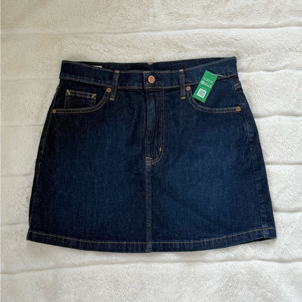 Gap Dark Wash Denim Skirt